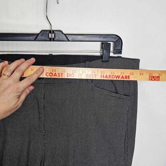Lane Bryant Womens Dress Pants Size 18 Black White Dots Minimalist Neutral Work - Picture 6 of 10